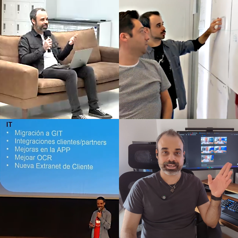 Un collage de charlas y congresos en los que he participado